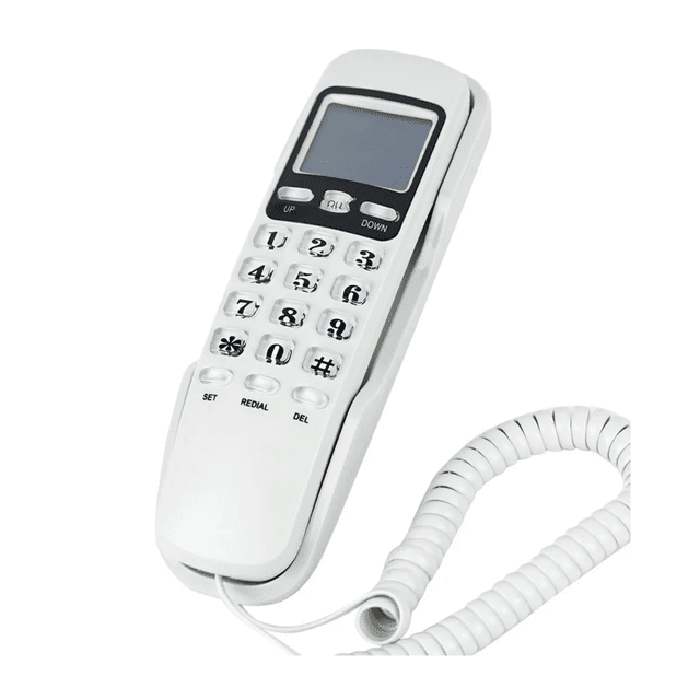 Telefono Fijo Para Equipamiento Oficinas Y Casa Blanco
