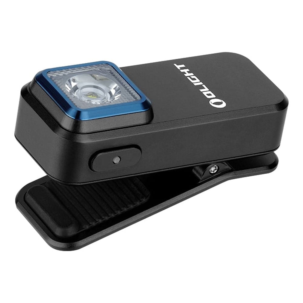 OLIGHT Oclip Rechargeable EDC Flashlight 300 Lumens Dual Sources Compact Pocket Clip Light, Convenient USB C Charging, Magnetic Flash Lights for Working, Cycling, Emergency, Signaling Tool(Black)