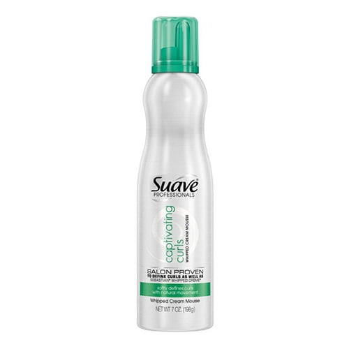 Suave Professionals Captivating Curls Whipped Cream Mousse, 7 Oz, 3 Pack