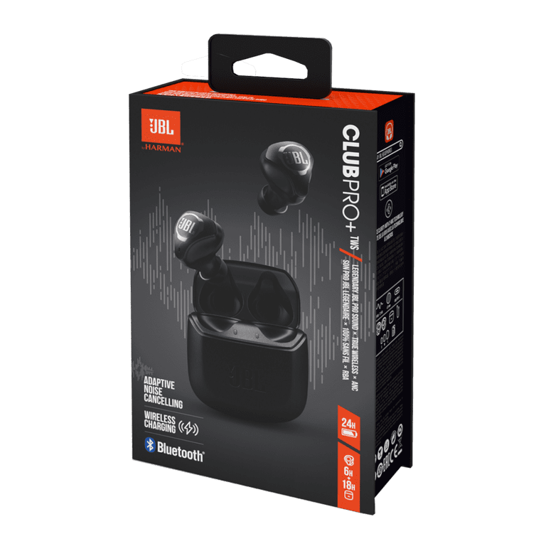 JBL Club Pro+ TWS True Wireless Noise Cancelling Earbuds with Tap