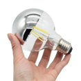 thumbnail image 3 of G80 Bombilla Led Bombilla De Vidrio Decorativa Ahorro De Energía Sin Deslumbramiento Iluminación Bombilla De Vidrio Con Tornillo E27 Boca Luz Blanca Para Restaurante De Hotel Advancent HA017836-00, 3 of 7