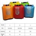 thumbnail image 2 of Sac Imperméable Sec d'Extérieur 6 L12 L pour Natation, Rafting, Kayak, Bateau, Sac de Rangement Rouge 6 L, 2 of 9
