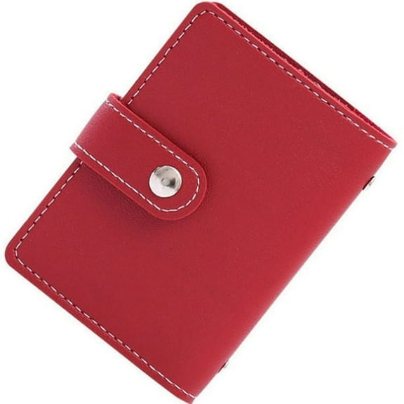 Women's 26 Cards Bag Slim PU Leather ID Credit Card Holder Wallet