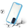 thumbnail image 3 of GSA Shockproof Hybrid Clear Bumper For Motorola Moto G 5G,XT2201 Clear, Blue, 3 of 3