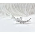 thumbnail image 4 of Ear Jewelry for Women 7 Star Ear Cuffs Climber Earrings 925 Sterling Silver Hypoallergenic Earring with Cubic Zirconia for Birthday Gift, 4 of 4