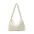 thumbnail image 1 of Bolso de hombro Minnieouse para mujer con cierre de cremallera color Blanco, 1 of 6