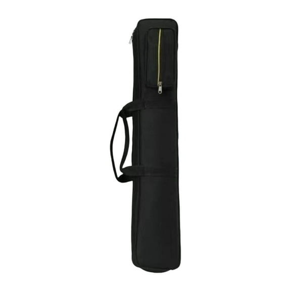 Baoblaze 8 Holes Pool 1/2 Jointed Adults Billiard Stick Storage Bag Black