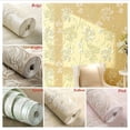 thumbnail image 3 of 10M 3D Flower Pattern Wallpaper for Bedroom Living Room Decor light pink, 3 of 8