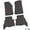Black w/ Red Insert, variant on Flextread Floor Mats for 21-24 Jeep Wrangler 4xe - Mopar Licensed Factory Fit - Black w/ Silver Rubicon Insert - 100% Made in USA