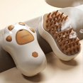 thumbnail image 1 of Steam Cat Brush, 3 in 1 Cat Steam Brush, Electric Cat Steam Brush, Cat Grooming Brush Silicone Coffee, 1 of 5