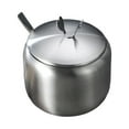 thumbnail image 3 of Maoww Bol à Sucre Pot à Épices pour Café Thé Gadgets de Cuisine Récipient à Sel Design Intégré Fournitures de Cuisine Pot à Assaisonnement Argent type 1 L, 3 of 8