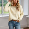 thumbnail image 4 of Women's Pullover Sweater with Elegant Bow Back Detail, Long Sleeve Soft Knit Top, Loose Fit Casual Comfortable Tunic for Fall Winter, 4 of 9