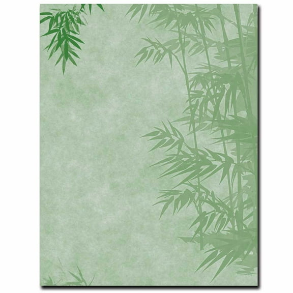 Simple Bamboo Letterhead Printer Paper, 80 Sheet Pack