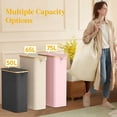thumbnail image 6 of Norcho 65L Slim Laundry Hamper with Lid, Narrow Collapsible Laundry Basket with Removable Bag and Bamboo Handles, Dark Gray, 6 of 10