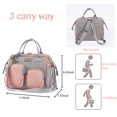 thumbnail image 4 of Insulated Lunch Bag Backpack Leakproof Cooler Bag Convertible Smart Lunch pail Lunch Box Reusable Bento Bag for Work School Travel Picnic, 4 of 7