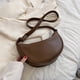 thumbnail image 4 of Bolsa Lady Crossbody Bags de compras de color sólido Cuero de PU Simple para el trabajo (Marrón) Ehuebsd Para Estrenar, 4 of 9