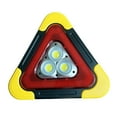thumbnail image 2 of Miulika Emergency Warning Triangle Multifunctional Flashlight Essential Supplies Roadside Light for Truck Vehicles Breakdown Accident Contain 3 Lamps, 2 of 9