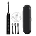 thumbnail image 2 of ZFYXGS Travel Electric Toothbrush for Adults with Case, 4 Brush Heads and 5 Modes, Black Ultrasonic Electric Toothbrush, IPX7 Waterpoorf, 2 of 6