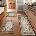 thumbnail image 2 of Kitchen Rugs Sets of 3 Non Slip Washable Kitchen Mats for Floor, Waterproof Kitchen Runner Rug, Floor Mat Carpet for Entryway, Laundry, Sink, Hallway, Bathroom, 2 of 12