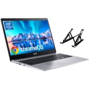 acer Chromebook 315 Laptop 2024 Newest, 15.6" HD Display, Intel Celeron N4020(Up to 2.8GHz), 4GB RAM, 64GB eMMC, Intel UHD Graphics, Long Battery Life, WiFi, Bluetooth, Chrome OS, with Laptop Stand