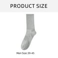 thumbnail image 3 of Men's Long Tube Socks Seamless Breathable Cotton Mesh Ankle Socks for Comfort Hygiene in Business and Athletic Setting, 3 of 9