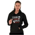 thumbnail image 3 of Strike Spare Funny Bowling Team Unisex Plus Fleece Graphic Hoodie Brisco Brands 2X, 3 of 5