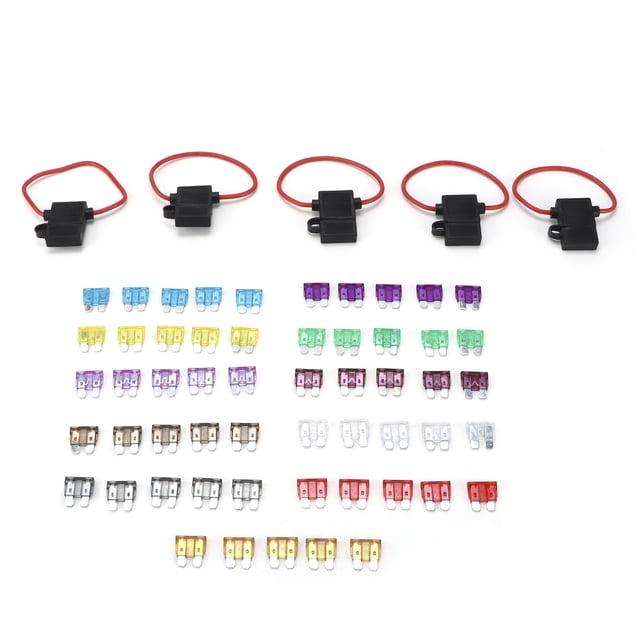 Portafusibles en línea, portafusibles de 12 AWG, caja de fusibles, bloque de fusibles, rendimiento confiable