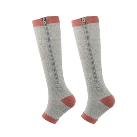 

Socks For Women Adult S Zipper Sports Casual Fitness Elastic Stockings Stockings Socks