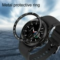 thumbnail image 3 of Xinyolin Watch Bezel Hard Stainless Steel 42mm/46mm Watch Frame Protective Cover Ring for Galaxy Watch 4 Classic, 3 of 8