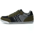 thumbnail image 2 of Alpine Swiss Liam Mens Fashion Sneakers Suede Trim Low Top Lace Up Tennis Shoes, 2 of 7