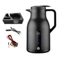 thumbnail image 3 of Boiling Water Kettle, Water Kettle, 1000 Travel Heater Kettle Car Kettle Kettle, Black With Base, 3 of 9