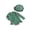 Vert, variante sur SUNSIOM Maillot anti-UV à Manches Longues à Volants pour Tout-Petite Fille, Imprimé Fraises, Fermeture Éclair, avec Bonnet de Bain