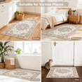 thumbnail image 4 of EDX Collection Decorative Rug - 8' x 10', Pattern Distressed Design, Non-Shedding - Easy Care-Machine Washable, Ideal for Entryway, Living Room, Bedroom, 4 of 9