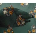 thumbnail image 4 of oneOone Viscose Chiffon Fabric Leaves & Floral Block Print Fabric By The Yard 42 Inch Wide, 4 of 5