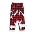 thumbnail image 5 of Balery Christmas Buffalo Plaid print Women's Pajama Pants,Ultra Lightweight Pjs,Lounge Pant-X-Large, 5 of 9