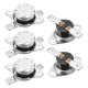 thumbnail image 1 of Interruptor de control de temperatura Uxcell Termostato 135掳C 10A N.C 6.3mm Pin 5 Paquete, 1 of 4