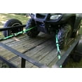 thumbnail image 5 of SmartStraps RatchetX Standard Duty Ratchet Tie Down Straps, 1" x 10 ft, 500 lb Safe Work Load, 1,500 lb Break Strength, Padded Handle, Green, 2-Pack, 5 of 11