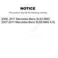 thumbnail image 2 of TEC Rear Ceramic Disc Brake Pads and Wear Sensors Kit for Car Mercedes-Benz SL63 AMG SL65 KTW-101301, 2 of 10