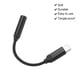 thumbnail image 5 of Uxcell 2pcs USB C a conector de audio auxiliar hembra de 3.5mm, adaptador tipo C a 3.5mm TRS para auriculares, estéreo de coche, cordón HiFi, negro, 5 of 6