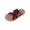 Wine, variant on HBGVBA Womens Beach Slippers Mesh Breathable Round Toe Open Toe On Flat Sole Summer Comfortable Shoes 41