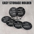 thumbnail image 5 of Coasters For Drinks, Funny Drink Coasters Absorbent With Holder 6 Pcs Absorbing, 5 of 5