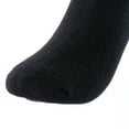 thumbnail image 2 of Lian LifeStyle Men's 1 Pair Breathable Ultralight Wool Blend Crew Socks for All Season. High Performance & Extra Comfortable L1802 Size 6-9 Black, 2 of 4