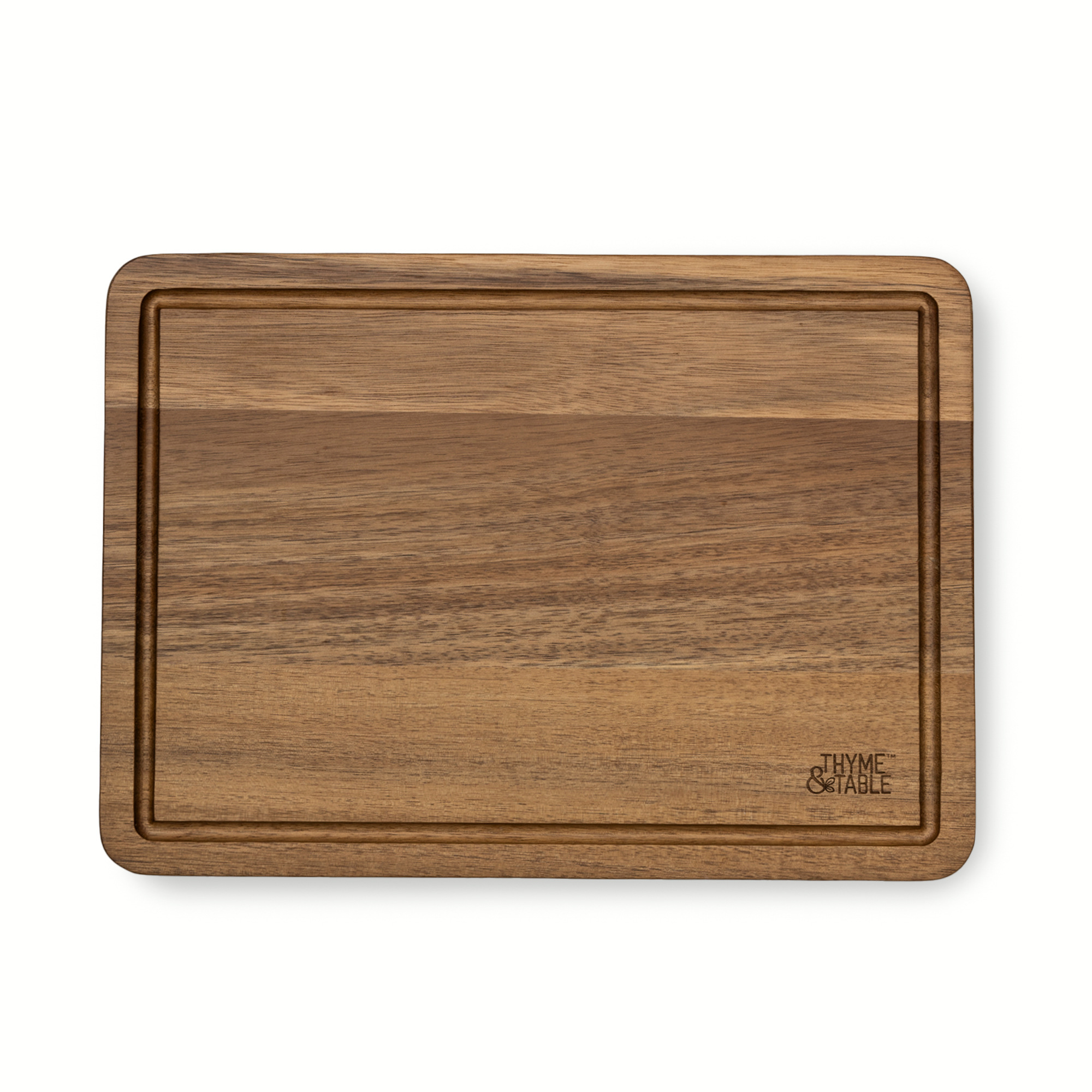 Thyme & Table Acacia Wood Cutting Board, 10" x 14"