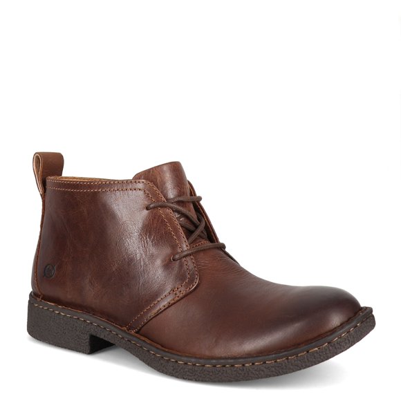 Born Men Bismark Casual Shoe Medium Width Laces Brown