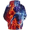 thumbnail image 2 of Xishao Sudadera con Capucha De Llama Colorida para Hombre Y Mujer, Abrigo con Capucha 3D, Chaqueta Divertida Negra, Otoño E Invierno OFSJ-00125 2XL OFSJ-00125 2XL Xishao ropa, 2 of 2