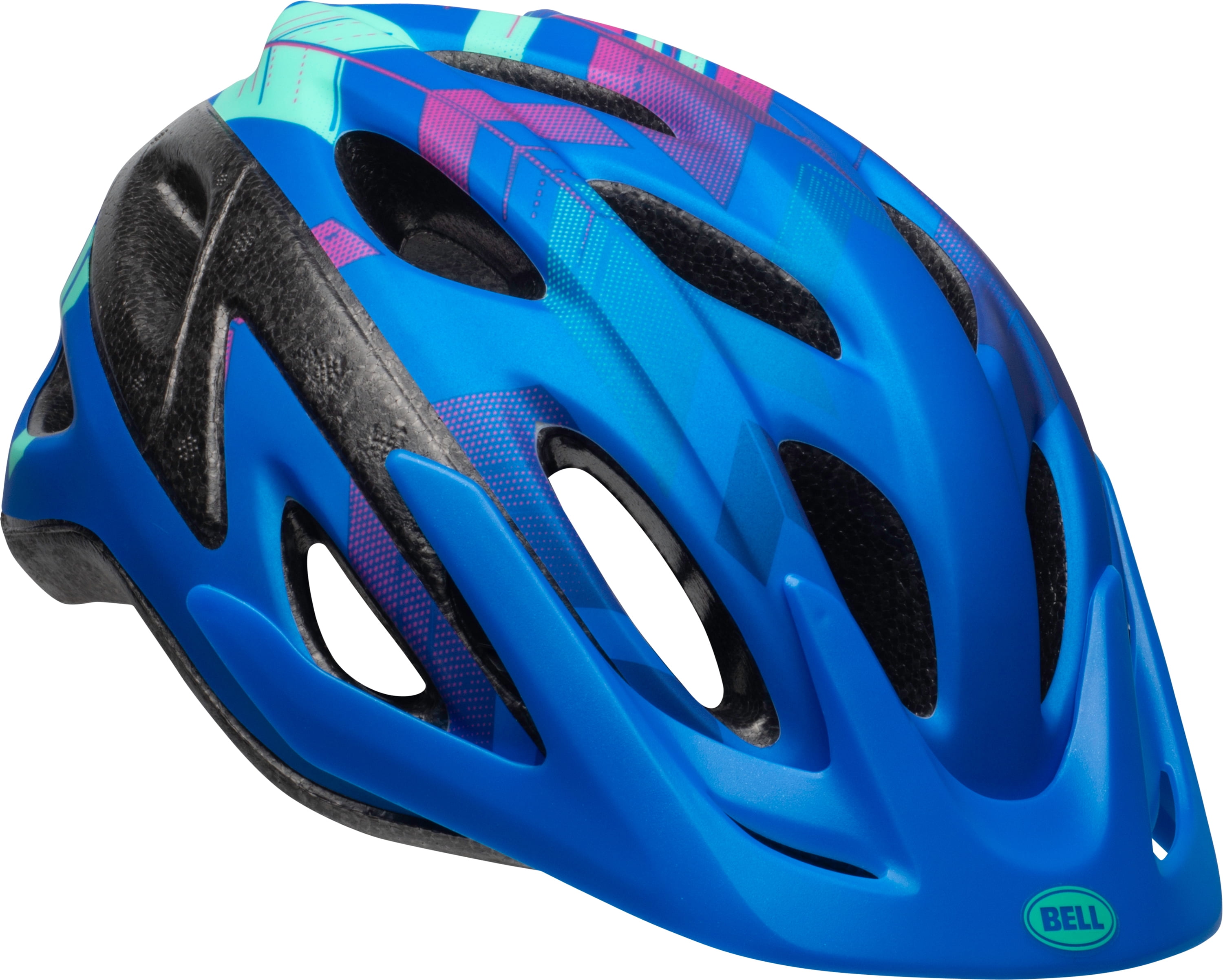 8+ Blue multi color 52-58cm Details about   Bell Escape Youth Bike Helmet With Light 