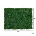 thumbnail image 5 of (12 pack) Mainstays 10" x 10" Green Artificial Decorative Boxwood Plant Mat, 5 of 11