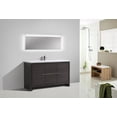 thumbnail image 6 of Alma-Allier 60" Gloss White Single Sink Free Standing Vanity With Integrated Sink, 6 of 8