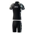 thumbnail image 3 of Men's Swimwear Trunks with UPF 50 Rash Guard Set for Beach Water Sports Durable Sun and Comfort, 3 of 3