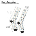 thumbnail image 5 of Balery Undersea Animals Printed Novelty Socks Men's Women's Crew Socks Sports Socks Knee High Socks Cotton Socks Quirky and Cool Socks, 5 of 9